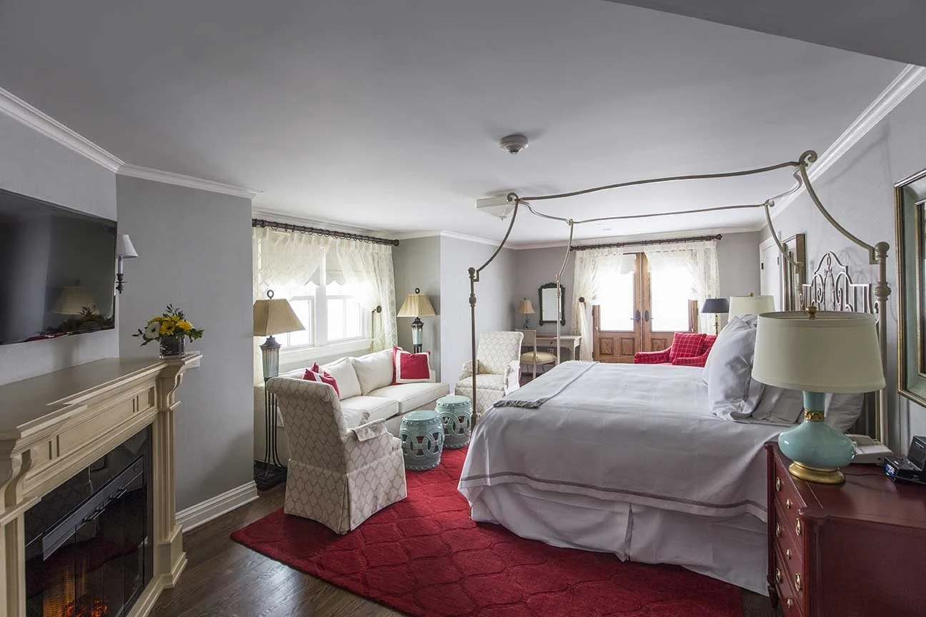 Bedroom of guesthouse.