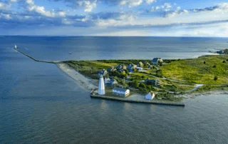 Picture of trails in Old Saybrook, CT.