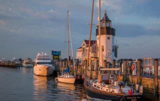 A romantic sunset in Old Saybrook